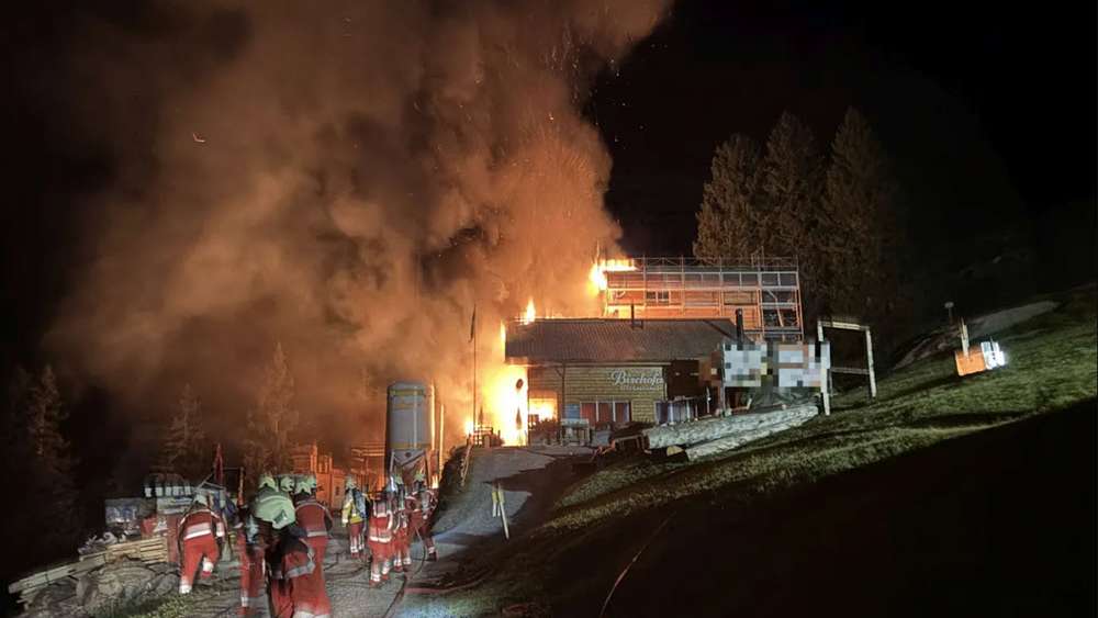 Brand im Berghotel Bischofalp