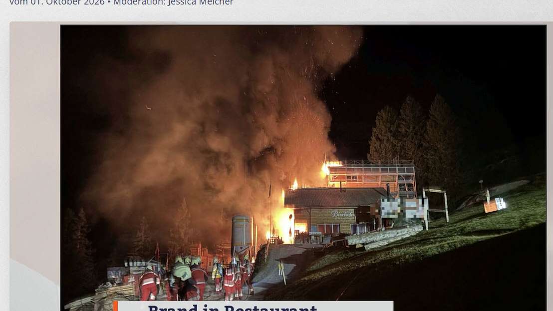 Der Brand in den Medien