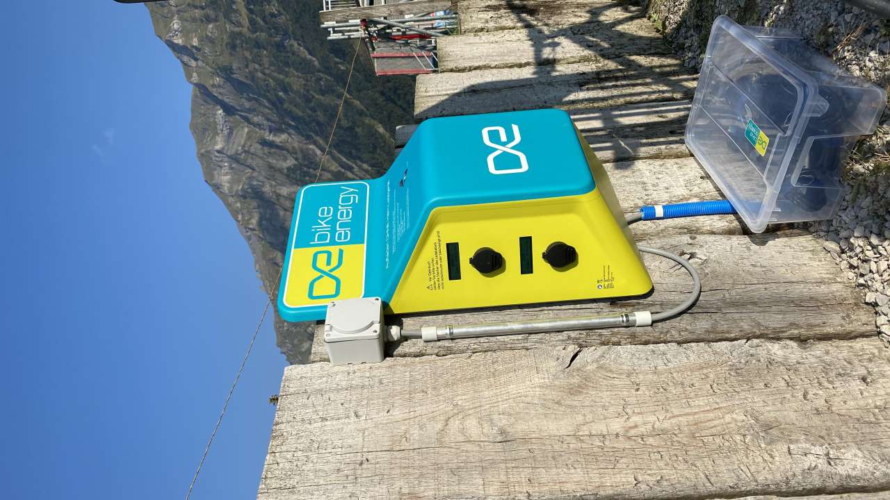 E-Bike Akkuladestation Berggasthaus Edelwyss Weissenberge